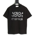 Maison Margiela double m print short-sleeved T-shirt TSK1