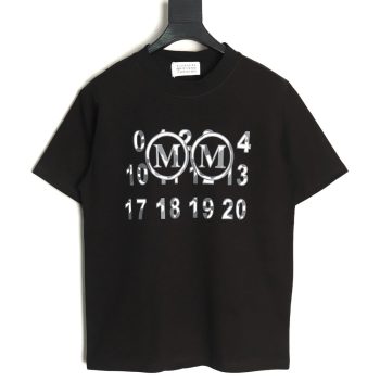 Maison Margiela double m print short-sleeved T-shirt TSK1