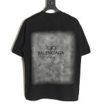 Balenciaga gradient letter logo short sleeve