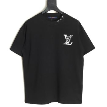 Louis Vuitton Chest Ski Logo Embroidered Short Sleeve T-Shirt TSK1