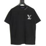 Louis Vuitton Chest Ski Logo Embroidered Short Sleeve T-Shirt TSK1