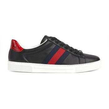 Gucci Ace Web Black Navy Red