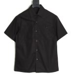 Louis Vuitton Pocket Embossed Short Sleeve Shirt TSK1