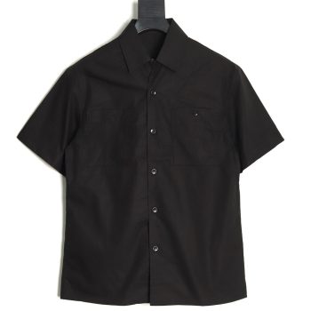 Louis Vuitton Pocket Embossed Short Sleeve Shirt TSK1