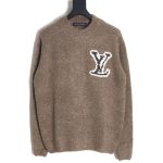LOUIS VUITTON LV Louis VuittonLouis Vuitton LV Louis Vuitton 23FW Mirrored Logo Intarsia Sweater
