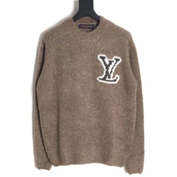 LOUIS VUITTON LV Louis VuittonLouis Vuitton LV Louis Vuitton 23FW Mirrored Logo Intarsia Sweater