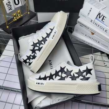 Amiri Stars Court Low 'White Black'