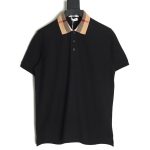 Burberry Classic Collar Check Short Sleeve Polo Shirt TSK4