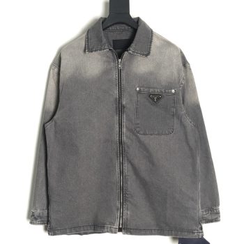 Prada Denim Zip-Up Jacket