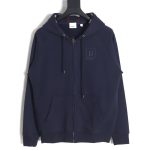 Burberry B Check Hooded Zip-Up Hoodie TSK2