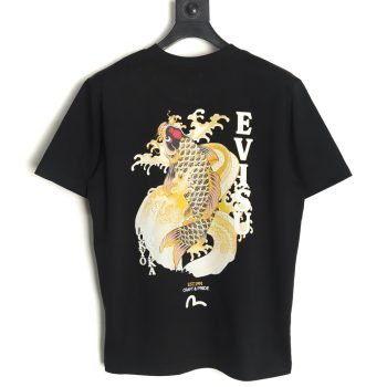 Evisu back carp print short sleeves