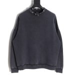 Balenciaga 24SS patchwork hooded fake two-piece shirt jacket
