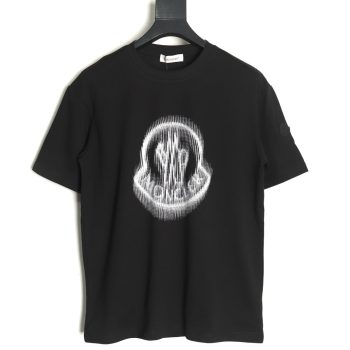 Moncler pixel blurred logo print short sleeves TSK1