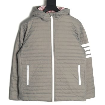 Thom Browne Casual Four-Bar Padded Jacket