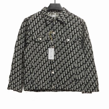Dior classic LOGO jacquard all-over printed jacket