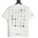 Chrome Hearts Multi-element Pocket Sanskrit Letters Short Sleeve T-shirt