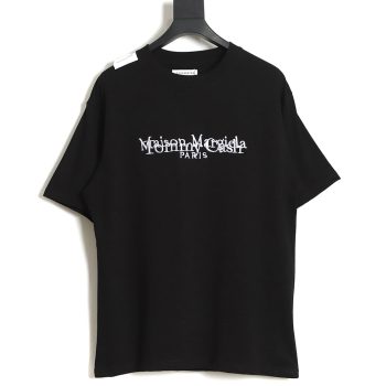 Maison Margiela Classic Collar Embroidered Short Sleeves