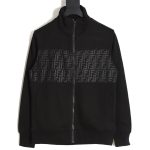 Fendi 23Fw double F presbyopic patchwork zipper jacket
