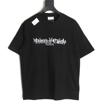Maison Margiela & Tommy Cash embroidered logo crew neck short sleeve T-shirt TSK1