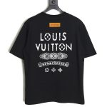 LV Chrome Hearts co-branded letter print short-sleeve