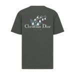 Dior lily of the valley slogan print T-shirt