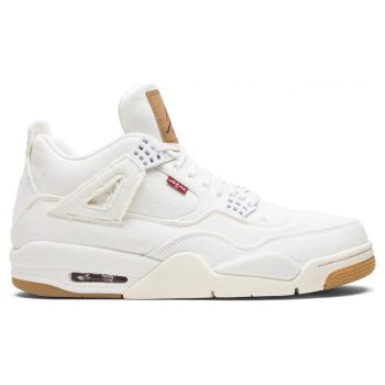 Levi's x Air Jordan 4 Retro 'White Denim'