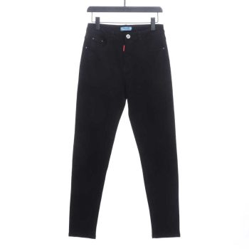 Prada triangle denim trousers