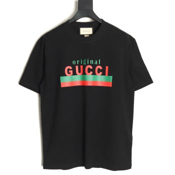 Gucci original printed short-sleeved T-shirt TSK1
