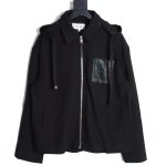 Loewe trench coat with leather patch on chest