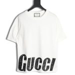 Gucci 24SS hem letter short-sleeved T-shirt TSK1