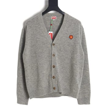 Kenzo BOKE flower sweater knitted cardigan