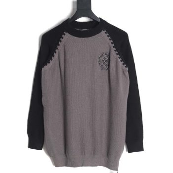 Chrome Hearts ch Chrome Hearts 23FW patchwork crew neck sweater_CM_1