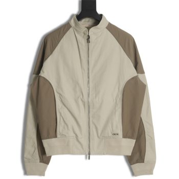 Dior 23ss autumn and winter new stand collar long sleeve flight jacket