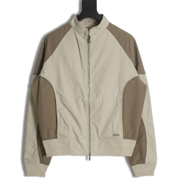 Dior 23ss autumn and winter new stand collar long sleeve flight jacket
