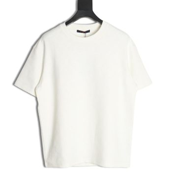 Louis Vuitton all over printed old flower dark pattern jacquard short-sleeved T-shirt
