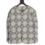 Louis Vuitton rhombus collarless jacket