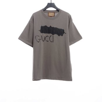 GUCCI joint Balenciaga paint printing short sleeve TSK1