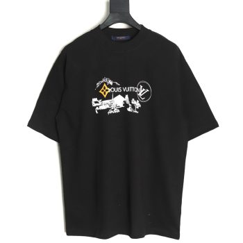 Louis Vuitton sketch lettering logo print short sleeves TSK1