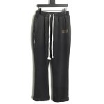 Askyurself heavy knife cut damaged hem washed distressed trousers S-XL