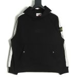 Supreme SS22 Week12 X Stone Island Co-branded Side Pattern Hooded Plus Fleece Sweater