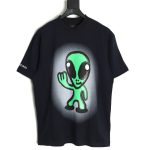 Balenciaga Dissolving Smiley Alien Short Sleeve