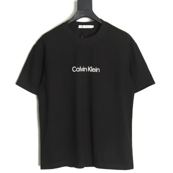 Calvin Klein logo silicone print short sleeves TSK1