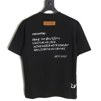 Louis Vuitton slogan lettering short sleeve T-shirt TSK1