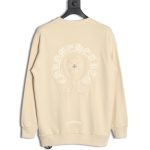 Chrome Hearts distressed burnout patch sweatshirt