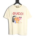 Gucci 24ss new cartoon pattern series round neck short sleeves TSK1
