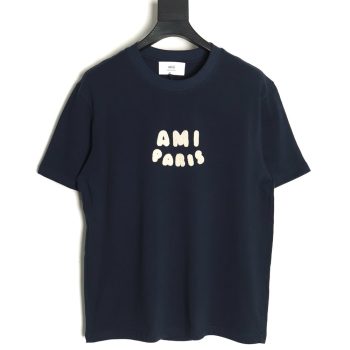 Ami Paris lettered short-sleeved T-shirt TSK1