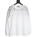 Louis Vuitton all-over monogram gradient round neck sweatshirt S-L