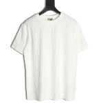 Dior classic jacquard full-print lettering short-sleeved T-shirt
