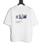 Balenciaga Musical Notes Oil Painting Print Short Sleeve