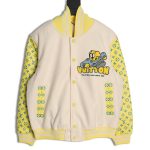 Louis vuitton baseball jacket with lettering logo TSK1